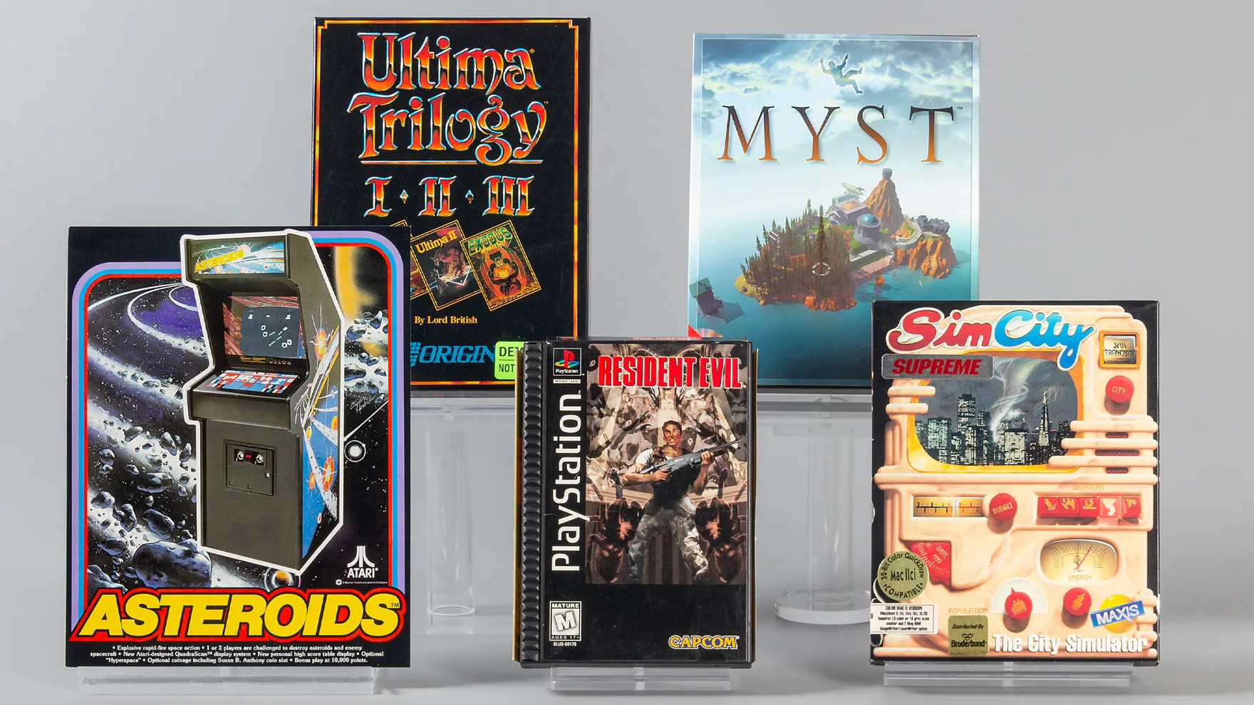 PC 经典游戏《Ultima》、《SimCity》和《Myst》已被列入世界电子游戏名人堂