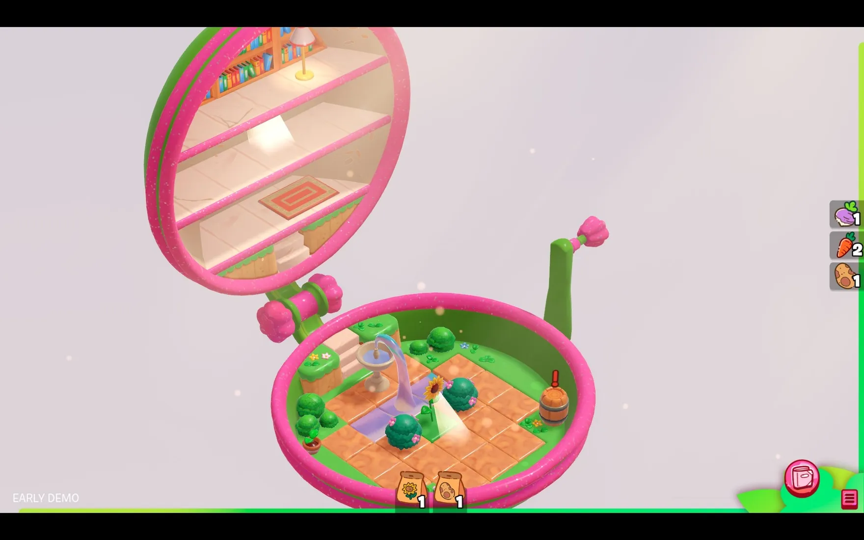 小花园现在有一个 Steam 演示，您可以在其中种植植物并自定义您的 Polly Pocket