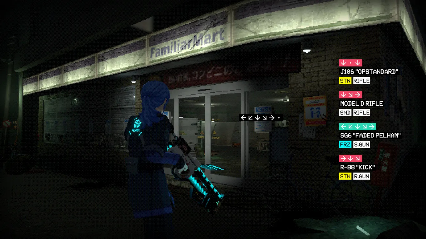 Nightmare Operator 是一款以东京为背景的幽灵射击游戏，您可以在其中通过执行街头霸王动作来切换子弹